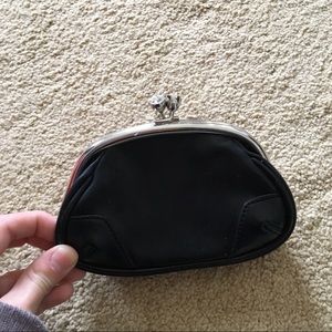 Little black change purse